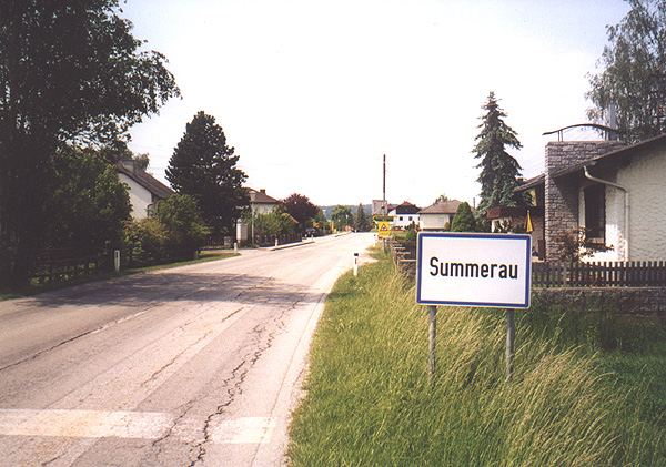 Ortseingang Summerau bei Freistadt, �sterreich